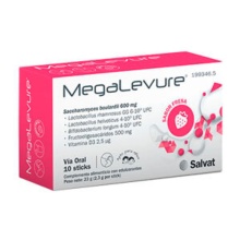 Megalevure 10 Sticks Sabor Fresa