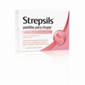 Strepsils Fresa 24 Pastillas 