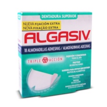 Algasiv Dentadura Superior 18 Almohadillas Adhesivas