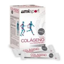AML-Sport Colageno Con Magnesio Sticks Sabor Fresa 20 sticks