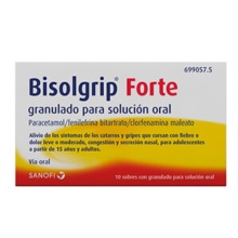 BISOLGRIP FORTE GRANULADO 10 SOBRES