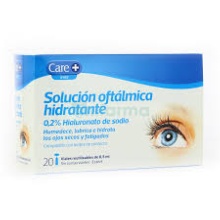 CARE + EYES SOLUCIÓN OFTÁLMICA HIDRATANTE 20 VIALES DE 0,5ML