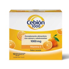 CEBIÓN 1000 MG 12 SOBRES