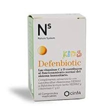 Cinfa Defenbiotic Kids Nature System 60 Comprimidos Masticables 