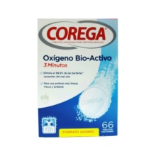 Corega Oxigenio Bio Activo 3 Minutos 66 Tabletas