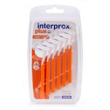 INTERPROX CEPILLO INTERPROXIMAL PLUS SUPER MICRO TALLA 0,7 6 UNIDADES