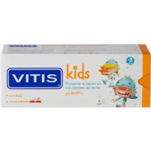 Vitis Kids Gel Dentífrico + 2 Años Sabor Cereza 50ml 