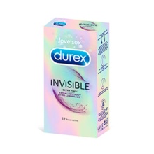 Durex Invisible Extra Fino/Extra Sensitivo 12 preservativos