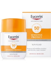 Eucerin Sun Fluid Facial Sensitive Protect spf50+ 50 ml