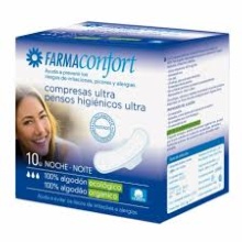 FarmaConfort Compresas Ultra Noche 10 unidades