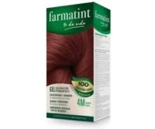 FARMATINT 5M CASTAÑO CLARO CAOBA GEL COLORACIÓN PERMANENTE 150M