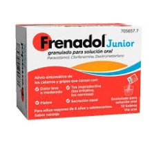 Frenadol Junior granulado sabor naranja