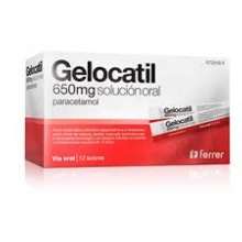 GELOCATIL 650 MG SOLUCION ORAL