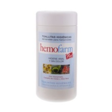 HEMOFARM PLUS BOTE 60 TOALLITAS HIGIENE HEMORROIDES 