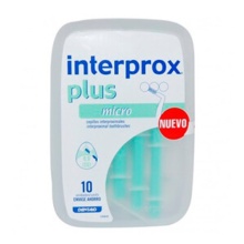 Interprox Cepillo Iinterproximal Plus Micro talla 0.9 10 Unidades Formato Ahorro