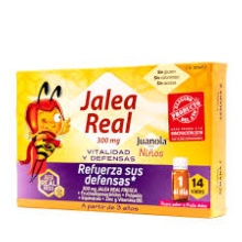 JUANOLA NIÑOS JALEA REAL 300MG REFUERZA TUS DEFENSAS 14 VIALES