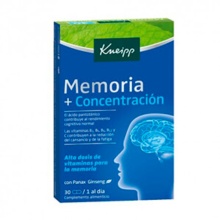 Kneipp Memoria + Concentración 30 Cápsulas