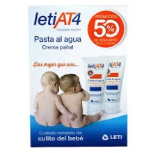 LetiAt4 Promocion 50% Pasta al agua Crema Pañal Culito del bebé 
