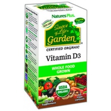 Natures Plus Vitamina D3 60 Cápsulas Veganas 
