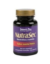 Nature's Plus Nutrasec 30 Comprimidos Casticables Sabor Menta