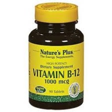 Nature's Plus Vitamina B12 1000 mcg 90 Comprimidos