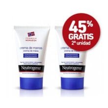 Neutrogena Crema de Manos 2 unidades 45% gratis la segunda unidad