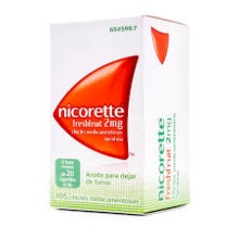 NICORETTE FRESHFRUIT 2MG 105 CHICLES MEDICAMENTOSOS NICOTINA