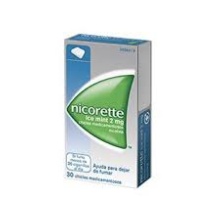 NICORETTE ICE MINT 2MG 30 CHICLES MEDICAMENTOSOS NICOTINA