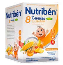 Nutriben 8 Cereales 4 Frutas y Miel 600 G