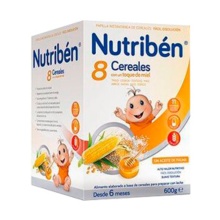Nutriben 8 Cereales con Miel 600G