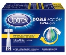 OPTREX DOBLE ACCIÓN COLIRIO PICOR DE OJOS 20 MONODOSIS X 0.5ML 