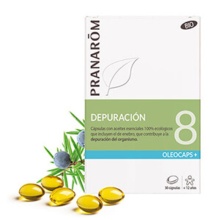 Pranarom Oleocaps 8 Depuración 30 Cápsulas