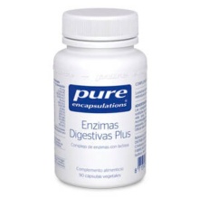 PURE ENCAPSULATIONS ENZIMAS DIGESTIVAS PLUS 90 CÁPSULAS VEGETALES