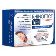 Rhinomer by Breathe Right Clásicas 30 tiras Nasales Grandes