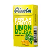 RICOLA PERLAS DE HIERBAS LIMÓN Y MELISA 25 G