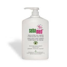 SEBAMED EMULSIÓN SIN JABÓN CON ACEITE DE OLIVA 1000Ml + REGALO GEL DE DUCHA CON LOTO Y TÉ VERDE