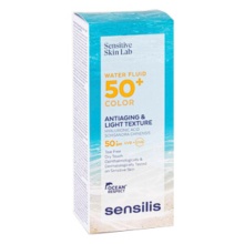 Sensilis Fotoprotector Water Fluid Spf 50+ Con Color Antiedad Ultra Fluido Acuoso 40 Ml