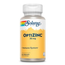 SOLARAY OPTIZINC (ZN 30MG +B6) 60 CÁPSULAS VEGETALES 