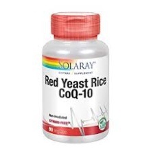 Solaray Red Yeast Rice CoQ10 60 Cápsulas Vegetales