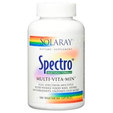 Solaray Spectro Multi-Vita-Min 180 Cápsulas vegetales