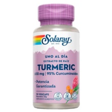 SOLARAY TURMERIC (CÚRCUMA) 600MG 30 CAPS.