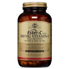 Solgar Ester-C Plus 500 mg Vitamina C 100 Cápsulas Vegetales