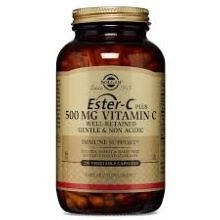 SOLGAR ESTER-C PLUS 500 MG VITAMINA C 100 CÁPSULAS VEGETALES 