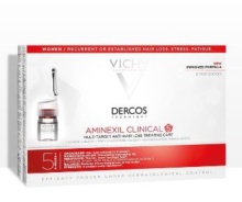 VICHY DERCOS AMINEXIL CLINICAL INTENSIVE 5 TRATAMIENTO ANTICAÍDA MUJER 42 MONODOSIS