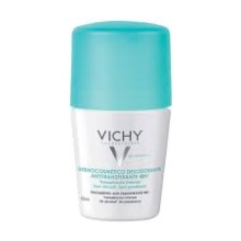 VICHY TRATAMIENTO ANTI-TRANSPIRANTE 48H ROLL-ON ANTI MANCHAS 50 ML.