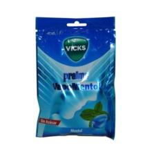 CARAMELOS MENTOL SIN AZÚCAR BOLSA VICKS